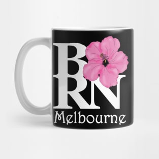 Melbourne BORN Pink Hibiscus Mug